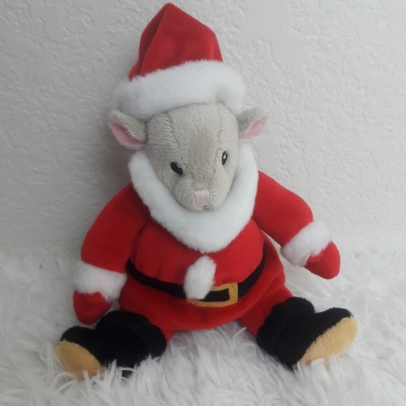 Douglas Other - Douglas stuffed Christmas Santa Mouse Plush 8"